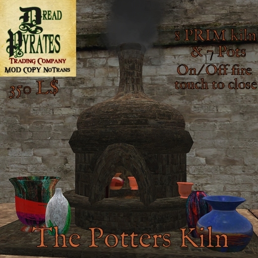 Second Life Marketplace The Potters Kiln8 prim 200 L special